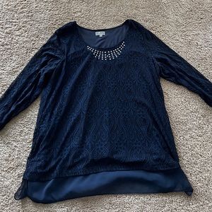 2X JM collection women’s blouse